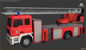 MAN TGA truck ladder