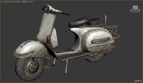 Dirty scooter