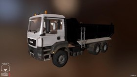 The small MAN TGS Halfpipe Truck