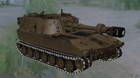 Самоходная артиллерийская установка США M109