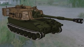 Самоходная артиллерийская установка США M109A6_Paladin