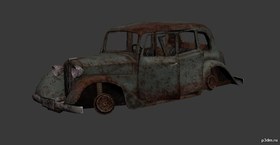Broken car