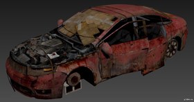 Damaged Sedan