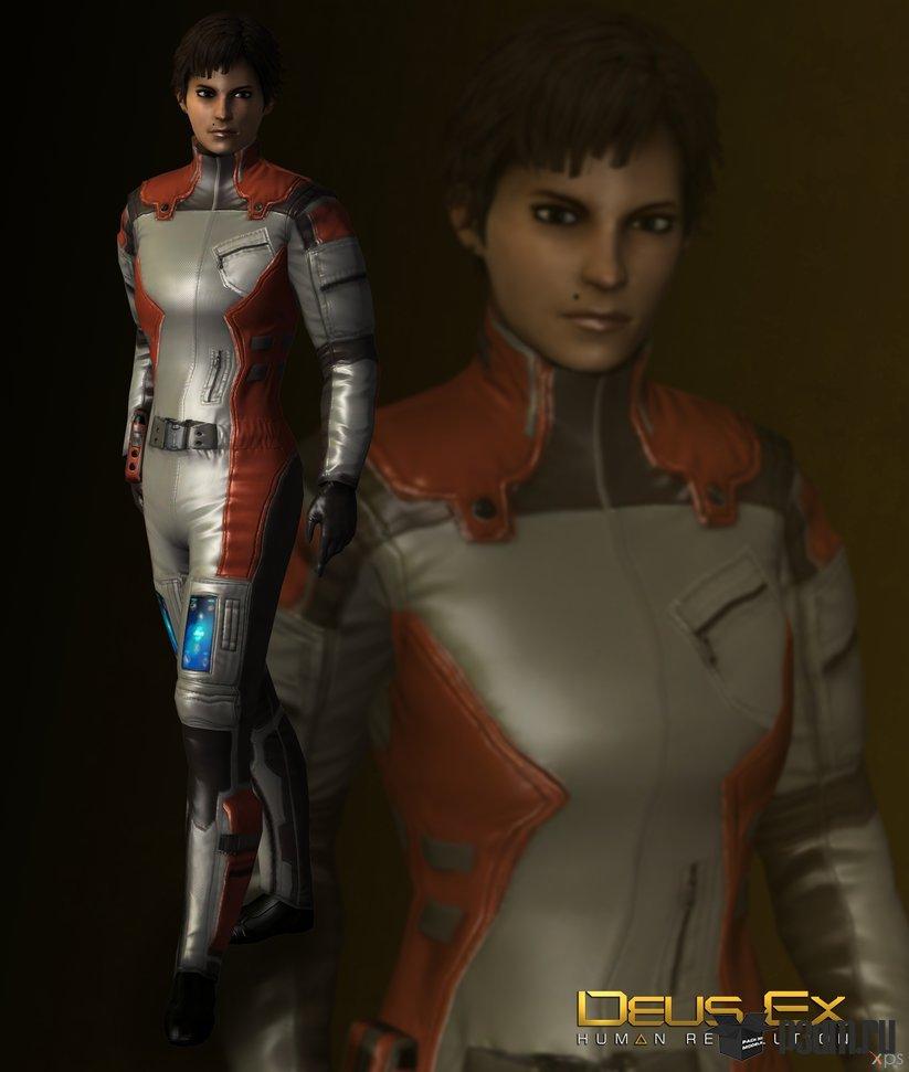 3D модель персонажа Faridah Malik из игры Deus Ex Human Revolution. 