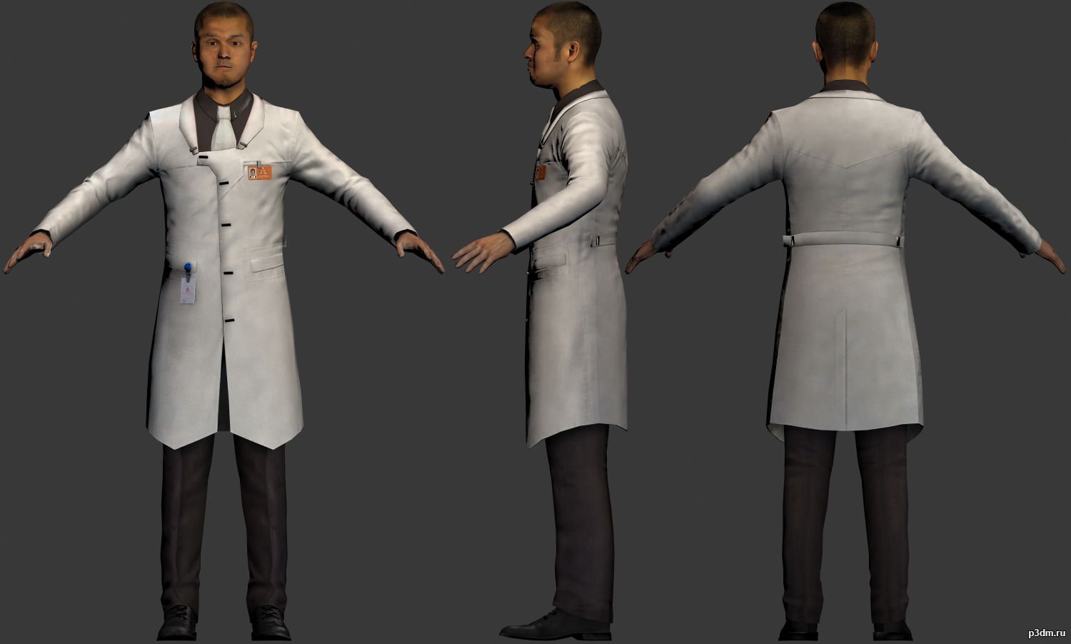 Scientist 3d model