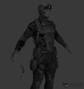 Splinter Cell Blacklist Pack 3d Models - splinter cell suit roblox
