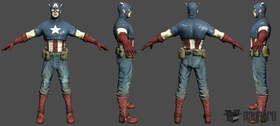Captain america classic costume extra