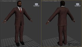 Civilian Male Suit