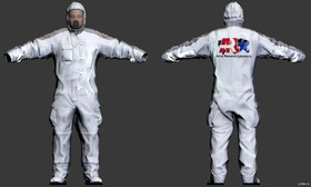 Chinese scientist hazard mask