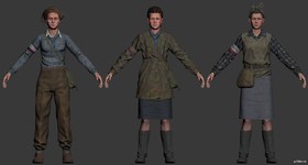 Warsaw female fighters