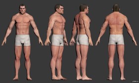 German soldiers (without clothes)