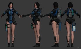 Sudden Attack 2 - Female - Download Free 3D model by Ok Nerd