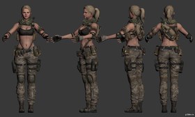 Download Sudden Attack 2 Female Unity Asset For Games