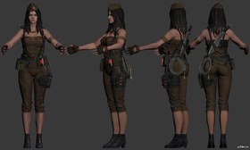 Sudden Attack 2 - Female - Download Free 3D model by Ok Nerd