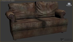 leather couch