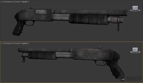 Pump Action Shotgun