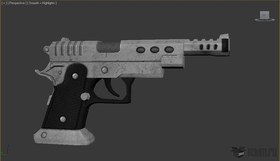 A 'Chrome Hammer' Pistol